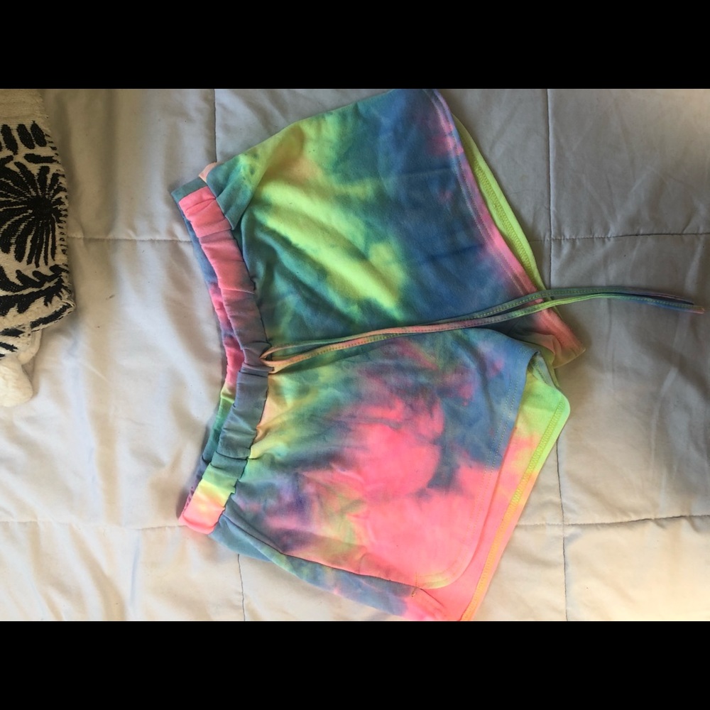 High waisted sweat shorts